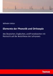 Cover von Elemente der Phonetik und Orthoepie