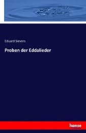 Cover von Proben der Eddalieder