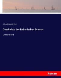 Cover von Geschichte des italienischen Dramas