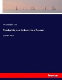 Cover von Geschichte des italienischen Dramas