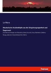 Cover von Musikalische Studienköpfe aus der Jüngstvergangenheit und Gegenwart