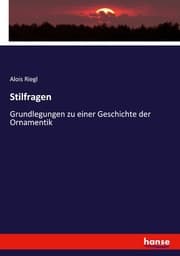 Cover von Stilfragen