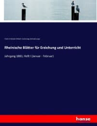 Cover von Rheinische Blätter für Erziehung und Unterricht