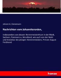 Cover von Nachrichten vom Johanniterorden,