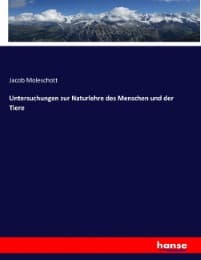 Cover von Untersuchungen zur Naturlehre des Menschen und der Tiere