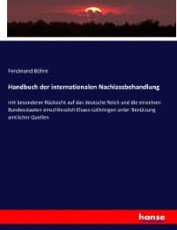 Cover von Handbuch der internationalen Nachlassbehandlung
