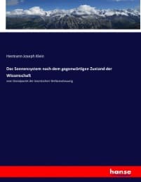 Cover von Das Sonnensystem nach dem gegenwärtigen Zustand der Wissenschaft