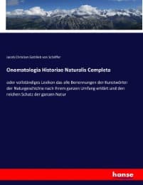 Cover von Onomatologia Historiae Naturalis Completa