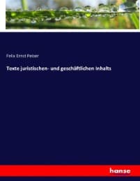 Cover von Texte juristischen- und geschäftlichen Inhalts