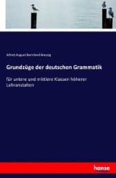Cover von Grundzüge der deutschen Grammatik