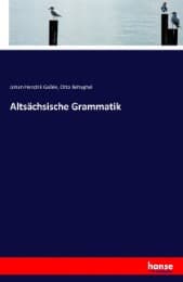 Cover von Altsächsische Grammatik