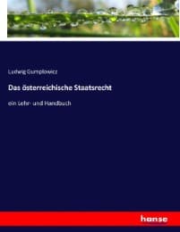 Cover von Das österreichische Staatsrecht