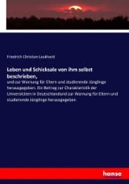 Cover von Leben und Schicksale von ihm selbst beschrieben,