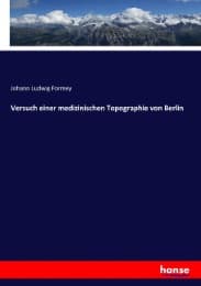 Cover von Versuch einer medizinischen Topographie von Berlin
