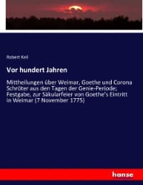Cover von Vor hundert Jahren