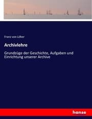 Cover von Archivlehre