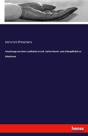 Cover von Anweisung von dem Landtabak versch. Sorten Rauch- und Schnupftabak zu fabrizieren