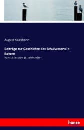 Cover von Beiträge zur Geschichte des Schulwesens in Bayern
