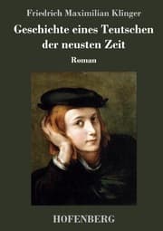 Cover von Geschichte eines Teutschen der neusten Zeit