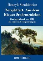 Cover von Zersplittert. Aus dem Kiewer Studentenleben