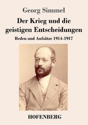 Cover von Der Krieg und die geistigen Entscheidungen
