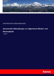 Cover von Gesammelte Abhandlungen zur allgemeinen Muskel- und Nervenphysik