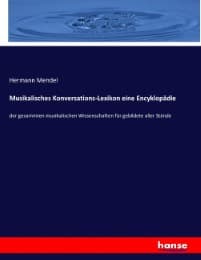 Cover von Musikalisches Konversations-Lexikon eine Encyklopädie