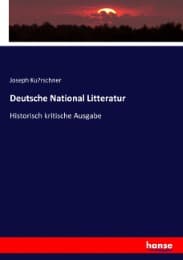 Cover von Deutsche National Litteratur