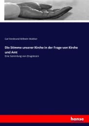Cover von Die Stimme unserer Kirche in der Frage von Kirche und Amt