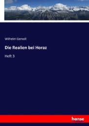 Cover von Die Realien bei Horaz