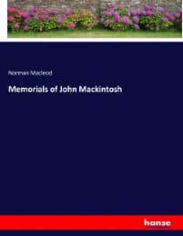 Cover von Memorials of John Mackintosh
