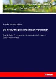 Cover von Die nothwendige Teilnahme am Verbrechen