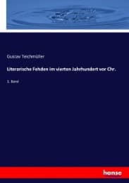 Cover von Literarische Fehden im vierten Jahrhundert vor Chr.