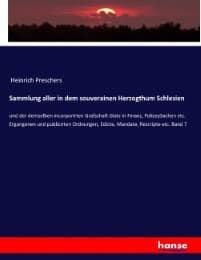 Cover von Sammlung aller in dem souverainen Herzogthum Schlesien