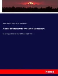 Cover von A series of letters of the first Earl of Malmesbury