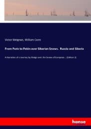Cover von From Paris to Pekin over Siberian Snows. Russia and Siberia