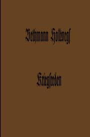 Cover von Bethmann Hollwegs Kriegsreden