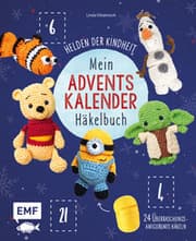 Cover von Mein Adventskalender-Häkelbuch: Helden der Kindheit