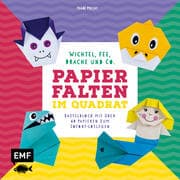 Cover von Papierfalten im Quadrat: Wichtel, Fee, Drache und Co.