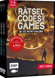 Cover von Rätsel, Codes und Games - Die XXL Mathe-Challenge für die 7. und 8. Klasse
