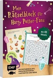 Cover von Mein magischer Rätselblock für Harry Potter-Fans - Finde den Drachen!