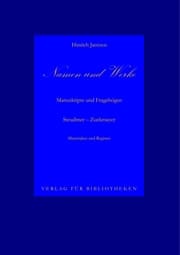Cover von Namen und Werke