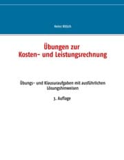 Cover von Übungen zur Kosten- und Leistungsrechnung