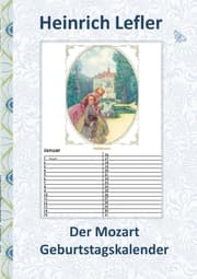 Cover von Der Mozart Geburtstagskalender (Wolfgang Amadeus Mozart)