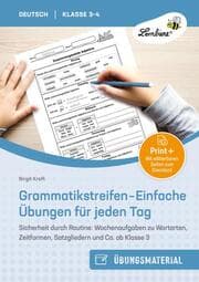 Cover von Grammatikstreifen - Einfache Übungen für jeden Tag