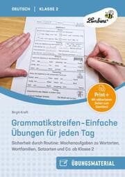 Cover von Grammatikstreifen - Einfache Übungen für jeden Tag
