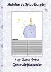 Cover von Der kleine Prinz - Geburtstagskalender
