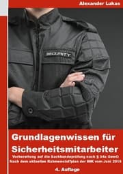 Cover von Grundlagenwissen für Sicherheitsmitarbeiter