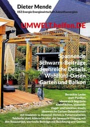 Cover von UMWELT.helfen.DE, spannende Schwarm-Beiträge, ideenreiche Details, Wohlfühl-Oasen Garten und Balkon