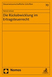 Cover von Die Rückabwicklung im Ertragsteuerrecht